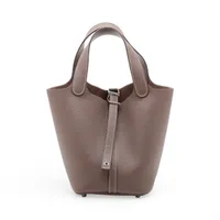 エルメス ピコタンロック18 PM トリヨンクレマンス エトゥープ シルバー金具 □P:2012年