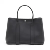 エルメス ガーデンパーティ36 PM ネゴンダ ブラック シルバー金具 □O:2011年