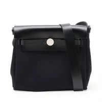 エルメス エールバッグ ジップ 20 ミニ トワルミリタリー×ヴァッシュハンター ブラック シルバー金具 K:2025年