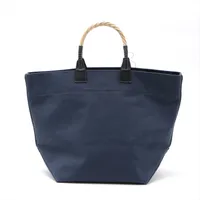 エルメス スティープル トワルオフィシエ トートバッグ ネイビー