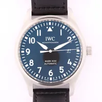 IWC マーク18 IW327001 SS×革 AT 黒文字盤 ＡＢランク