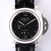 パネライ ルミノール GMT PAM00233 SS×ラバー 手巻き 黒文字盤 Ａランク