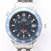 オメガ シーマスター GMT クロノメーター 2535.80 SS AT 青文字盤