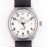 IWC マーク18 IW327002 SS×革 AT 白文字盤 Ａランク