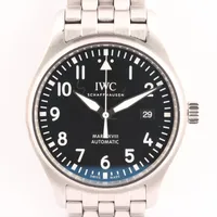 IWC マーク18 IW327011 SS AT 黒文字盤 ＡＢランク