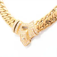 ノンブランド ダイヤ ネックレス K18