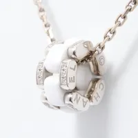 シャネル ウルトラコレクション ダイヤ ネックレス 750×白セラ