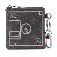 ヴィトン×フラグメントデザイン スモールパース M64432 ブラック