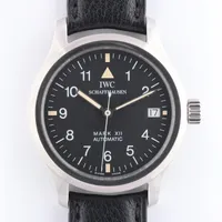 IWC マークXII SS×革 AT 黒文字盤 ＡＢランク