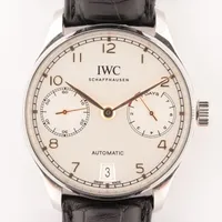 IWC ポルトギーゼ IW500704 SS×革 AT 白文字盤 Ａランク