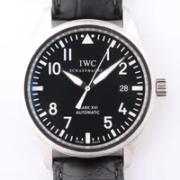 IWC マーク16 IW325501 SS×革 AT 黒文字盤 ＡＢランク