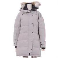 カナダグース SHELBURNE PARKA ポリエステル ダウンコート M グレー ＡＢランク