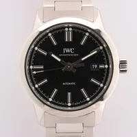 IWC インヂュニア IW357002 SS AT 黒文字盤 ＡＢランク