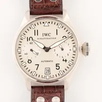 IWC ビッグパイロット SS×革 AT アイスブルー文字盤 ＡＢランク