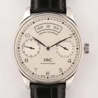 IWC ポルトギーゼ IW503501 SS×革 AT 白文字盤 ＡＢランク