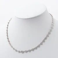 ノンブランド ダイヤ ネックレス K18WG