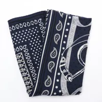 エルメス カレジェアン Grand Manege Bandana グランマネージュバンダナ カシミヤ×シルク ストール ネイビー ＡＢランク