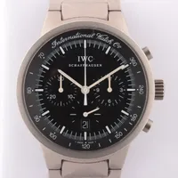 IWC シャフハウゼン IW372701 TI QZ 黒文字盤 ＡＢランク