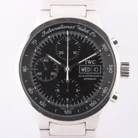 IWC GST  クロノ 3707-008 SS AT 黒文字盤 ＡＢランク