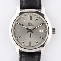 IWC インヂュニア IW357001 SS×革 AT アイスブルー文字盤 Ａランク