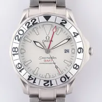 オメガ シーマスター GMT 2538.20 SS AT 白文字盤 ＡＢランク