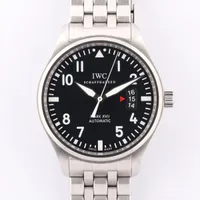 IWC パイロットウォッチ マーク?? IW326504 SS AT 黒文字盤 ＡＢランク