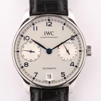 IWC ポルトギーゼ 7DAYS IW500705 SS×革 AT 白文字盤 Ａランク