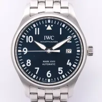 IWC パイロット マーク XVIII  プティ・プランス IW327004 SS AT 青文字盤 ＡＢランク