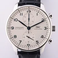 IWC ポルトギーゼ IW371605 SS×革 AT 白文字盤 Ａランク