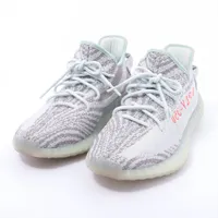 アディダス YEEZY BOOST 350 V2 ニット スニーカー 28cm グレー ＡＢランク