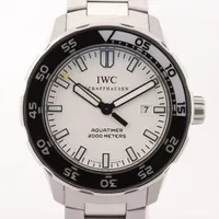 IWC アクアタイマー IW356805 SS AT 白文字盤 Ａランク