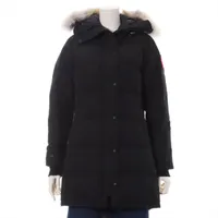 カナダグース SHELBURNE PARKA コットン×ポリエステル ダウンコート S ブラック ＡＢランク