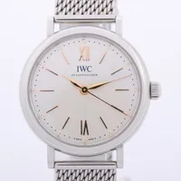 IWC ポートフィノ IW357403 SS AT アイスブルー文字盤 ＡＢランク