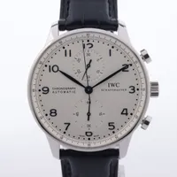 IWC ポルトギーゼ IW371446 SS×革 AT 白文字盤 ＡＢランク