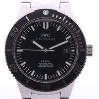 IWC アクアタイマー IW353602 SS AT 黒文字盤 ＡＢランク