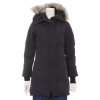 カナダグース SHELBURNE PARKA ポリエステル ダウンジャケット XS ネイビー ＡＢランク