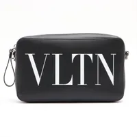 ヴァレンティノ VLTN レザー ウエストポーチ ブラック ＡＢランク