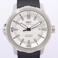 IWC アクアタイマー IW329003 SS×ラバー AT アイスブルー文字盤 ＡＢランク