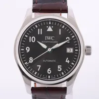 IWC パイロットウォッチ IW324001 SS×革 AT アイボリー文字盤 ＡＢランク