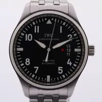 IWC パイロットウォッチ マーク?? IW326504 SS AT 黒文字盤 ＡＢランク