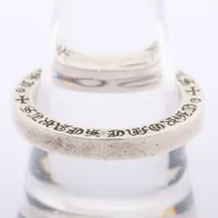 クロムハーツ スペーサーリング プレーン 3mm 925 リング ABランクの