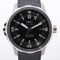 IWC アクアタイマー IW329001 SS×ラバー AT 黒文字盤 ＡＢランク