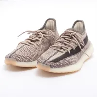 アディダス YEEZY BOOST 350 V2 ニット スニーカー 27cm グレー ＡＢランク