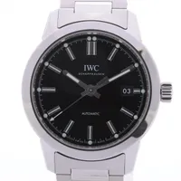 IWC インヂュニア IW357002 SS AT 黒文字盤 Ａランク