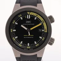 IWC アクアタイマー IW353804 SS×ラバー AT 黒文字盤 ＡＢランク