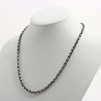 クロムハーツ ペーパーチェーン 20インチ 925×14K ネックレス AB 