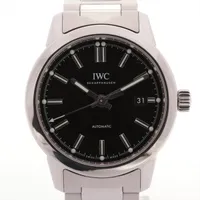 IWC インヂュニア IW357002 SS AT 黒文字盤 ＡＢランク