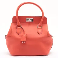 エルメス ツールボックス20 エバーカラー ルージュトマト シルバー金具