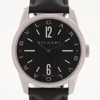 あ*様 BVLGARI　アナログ　クォーツ　ブラック　ST37S　ソロテンポ ブルガリ 時計 腕時計 ソロテンポ ST37Sの買取実績価格一覧 | 腕時計