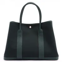 エルメス ガーデンパーティ36 PM トワルオフィシエ×ネゴンダ ヴェールシプレ シルバー金具